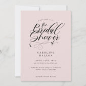 Elegant Calligraphy Classic Vrijgezellenfeest Invi Kaart (Voorkant)