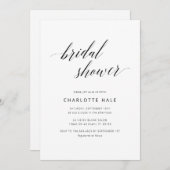 Elegant Calligraphy Classic Vrijgezellenfeest Kaart (Voorkant / Achterkant)