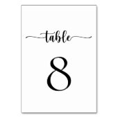 Elegant Calligraphy Classic Wedding Kaart (Voorkant)