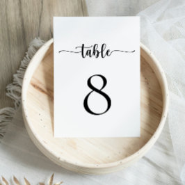 Elegant Calligraphy Classic Wedding Kaart