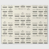 elegant calligraphy eid mubarak cadeaupapier (Vlak)