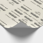 elegant calligraphy eid mubarak cadeaupapier (Hoek)