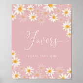 Elegant Calligraphy Favors Poster (Voorkant)