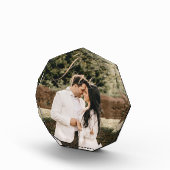 Elegant Calligraphy L-O-V-E Photo Block Fotoblokken (Rechts)