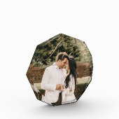 Elegant Calligraphy L-O-V-E Photo Block Fotoblokken (Links)