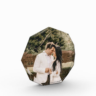 Elegant Calligraphy L-O-V-E Photo Block Fotoblokken