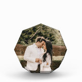 Elegant Calligraphy L-O-V-E Photo Block Fotoblokken (Voorkant)