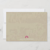 Elegant Calligraphy Moderne Housewarming Invitatio Kaart (Achterkant)