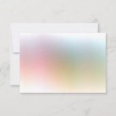 Elegant Calligraphy Monogram Colorful Sjabloon (Achterkant)