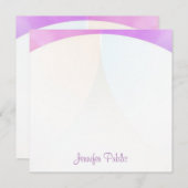 Elegant Calligraphy Name Script Monogram Sjabloon (Voorkant / Achterkant)