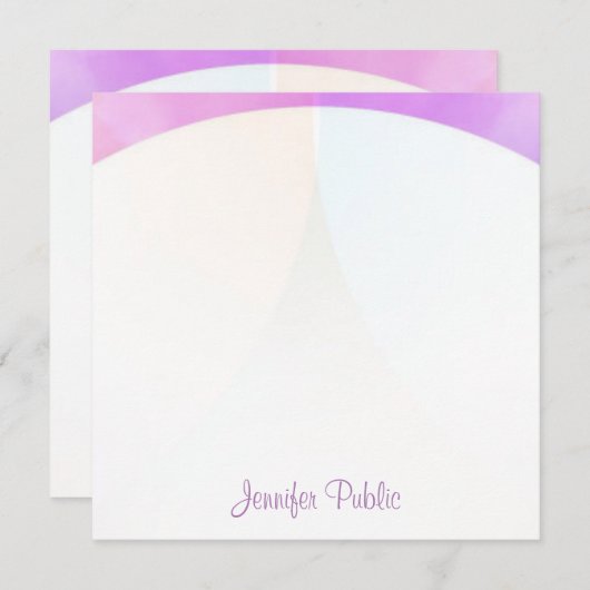 Elegant Calligraphy Name Script Monogram Sjabloon (Voorkant / Achterkant)