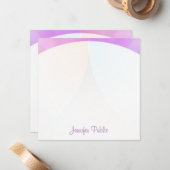 Elegant Calligraphy Name Script Monogram Sjabloon (Voorkant / Achterkant in situ)