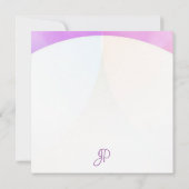 Elegant Calligraphy Name Script Monogram Sjabloon (Achterkant)