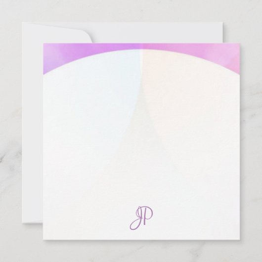 Elegant Calligraphy Name Script Monogram Sjabloon (Achterkant)