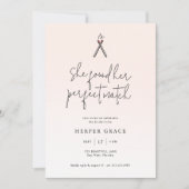 Elegant Calligraphy Perfect Match Bridal Shower Kaart (Voorkant)