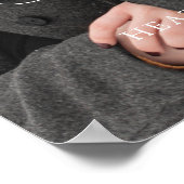 Elegant Calligraphy Photo Wedding Welcome Poster (Hoek)