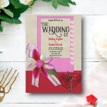 Elegant Calligraphy Romantic Decorative Wedding Kaart<br><div class="desc">Deze elegante  trouwuitnodiging is geschikt voor een moderne bruiloft. Het stijlvolle,  minimalistische design is voorzien van een elegante kalligrafie Romantic Decorative Wedding Invitation</div>