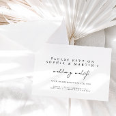 Elegant Calligraphy RSVP Online Wedding Website