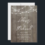 Elegant Calligraphy Rustic Wedding Invitation Kaart<br><div class="desc">Elegant Calligraphy Rustic Wedding Invitation. Nodig je familie en vrienden uit met deze simpele bruiloft sjabloon. Pas deze minimale en stijlvolle trouwuitnodiging aan met namen,  locatie,  datum,  tijd en andere details.</div>