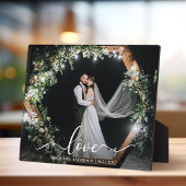 Elegant Calligraphy Script Love Weddenfoto Fotoplaat