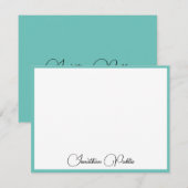 Elegant Calligraphy Script Name Sjabloon (Voorkant / Achterkant)