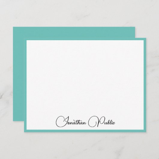 Elegant Calligraphy Script Name Sjabloon (Voorkant / Achterkant)