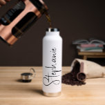 Elegant Calligraphy Script Personalized Name Waterfles<br><div class="desc">Elegant Calligraphy Script Personalized Name Water Bottle features your custom name in elegant calligraphy script. Perfect as personalized gifts for family and friends for Christmas and birthdays or as favors for weddings and events. Add a personalized touch to custom corporate gifts and more. Designed by ©2025 Evco Studio www.zazzle.com/store/evcostudio</div>