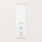 Elegant Calligraphy Script Professional Modern Visitekaartje (Binnenkant ongevouwen)