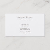 Elegant Calligraphy Script Template Professional Visitekaartje (Achterkant)