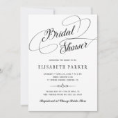 Elegant calligraphy script vrijgezellenfeest kaart (Voorkant)