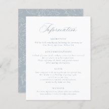 Elegant Calligraphy Script Weddeninformatie