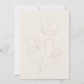 Elegant Calligraphy Simple Engagement Party Kaart (Achterkant)