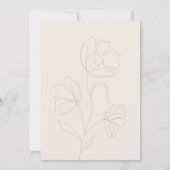 Elegant Calligraphy Simple Vrijgezellenfeest Kaart (Achterkant)