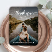 Elegant Calligraphy Weddenschap Foto: You Magnet Magneet