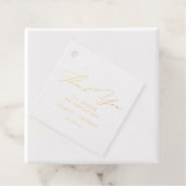 Elegant Calligraphy Wedding Bedankt Bedankjes Labels (Met doos)