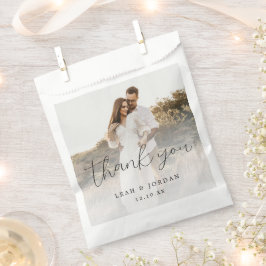 Elegant Calligraphy Wedding Bedankt Bedankzakje
