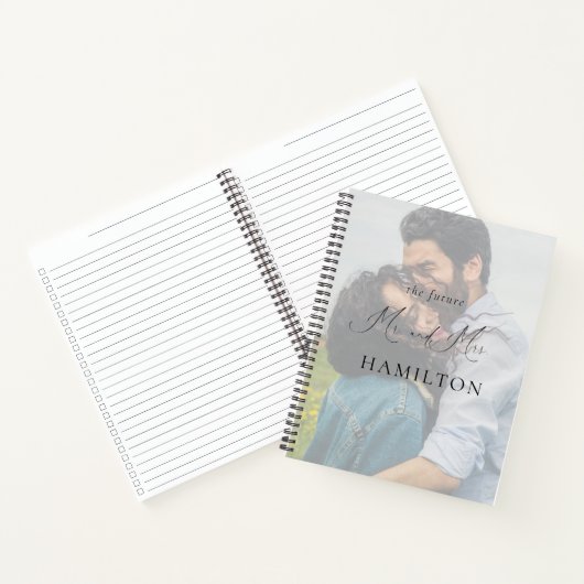 Elegant Calligraphy Wedding Planning Notitieboek (Binnen)