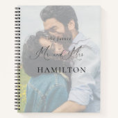 Elegant Calligraphy Wedding Planning Notitieboek (Voorkant)