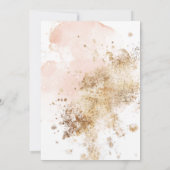 Elegant Calligraphy Woman 80th Birthday Invitation Kaart (Achterkant)