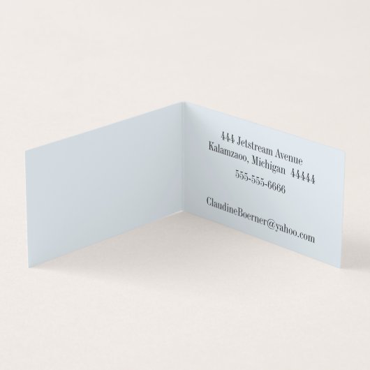 Elegant Calling Visitekaartje Water Lilies (Binnen)