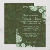 Elegant Camo Wedding Invitations Kaart (Voorkant / Achterkant)