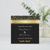 Elegant Camouflage Wedding Uitnodiging (Staand voorkant)