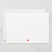 Elegant Camping Waterverf Pine Forest Wedding Notitiekaartje (Achterkant)