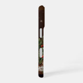Elegant candle Christmas holly pine warm festive  iPhone 16 Hoesje (Rechterkant)