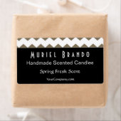 Elegant Candle Company Candle Jar Label (Insitu)