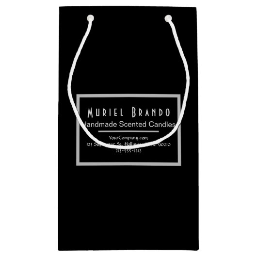 Elegant Candle Company V2 Klein Cadeauzakje (Achterkant)