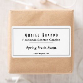 Elegant Candle Company V3 Kandle Jar Label