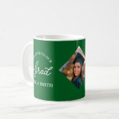 Elegant Cap Topper Custom Graduate Photo Keepsake Koffiemok (Voorkant links)