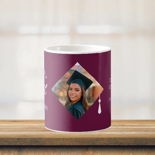 Elegant Cap Topper Custom Graduate Photo Keepsake Koffiemok