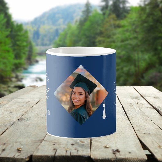 Elegant Cap Topper Custom Graduate Photo Keepsake Koffiemok